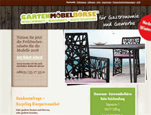 Tablet Screenshot of gartenmoebelboerse.de